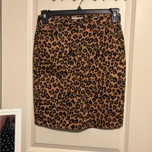 Sofia by Sofia Vergara Animal Print Pencil Skirt